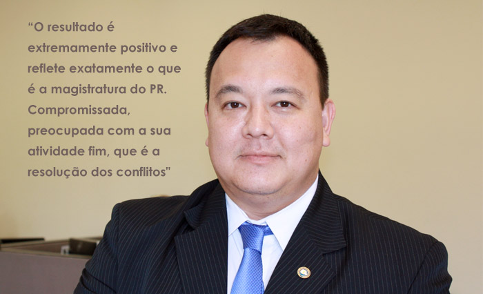 Presidente da AMAPAR evidencia bom resultado do Judiciário Paranaense no Justiça em Números (CNJ) 